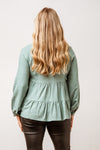 This Alyce top is perfect for any occasion. Featuring a linen blend, button up front with long sleeves. Pair with your fave jeans for any day or night. Available from www.arlowboutique.com.au
