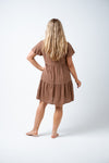 The Alice Dress is a summer favourite! a loose relaxed fit, what's not to love. Featuring a linen blend, button up front with floaty cap sleeves. The perfect shape to take you from the beach to brunch. Available from www.arlowboutique.com