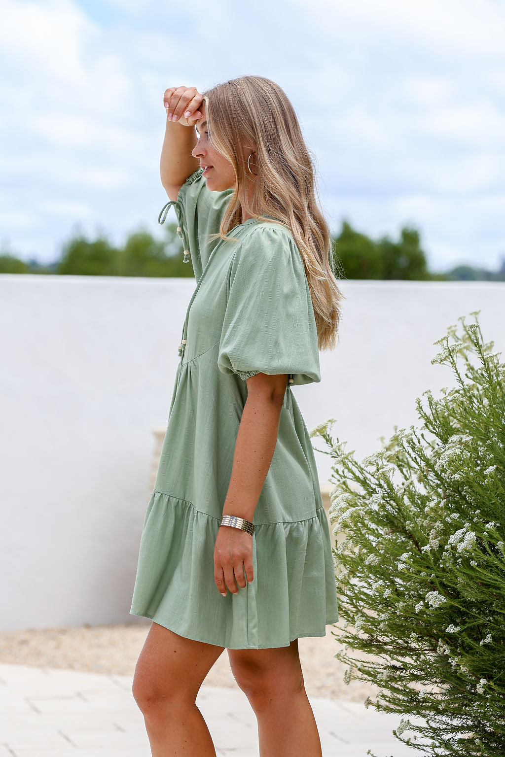 Arlow Boutique women's clothing Australia Milos dress sage