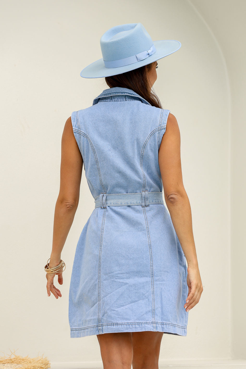 Arlow Boutique women's clothing Australia Myla denim dress light blue