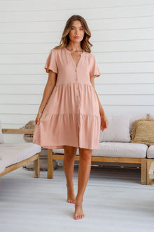  Arlow Boutique women's clothing Australia alice dress blush