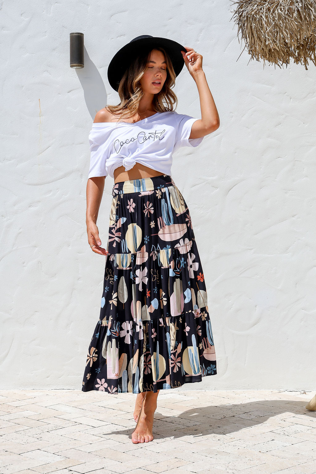 Floral midi skirt australia hotsell