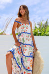 Arlow Boutique women's clothing Australia amalfi maxi print dress blue floral