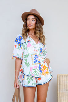  Arlow Boutique women's clothing Australia amalfi shirt floral