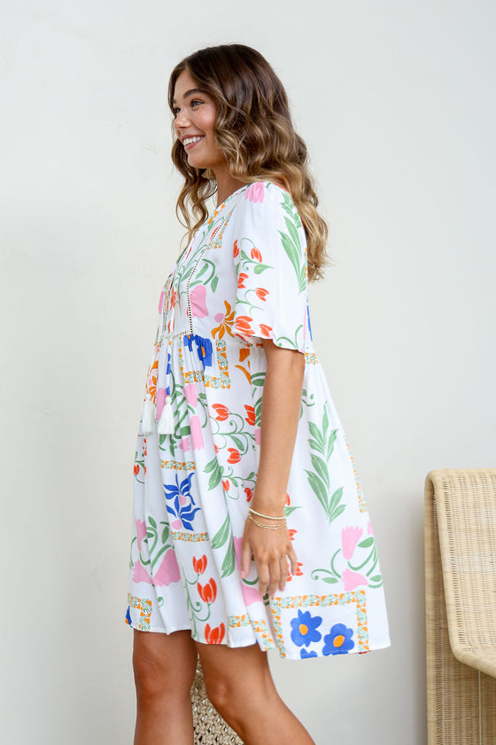 Arlow Boutique women's clothing Australia amalfi short dress floral