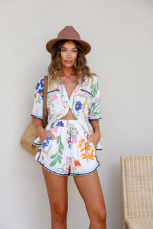   Arlow Boutique women's clothing Australia amalfi shorts floral