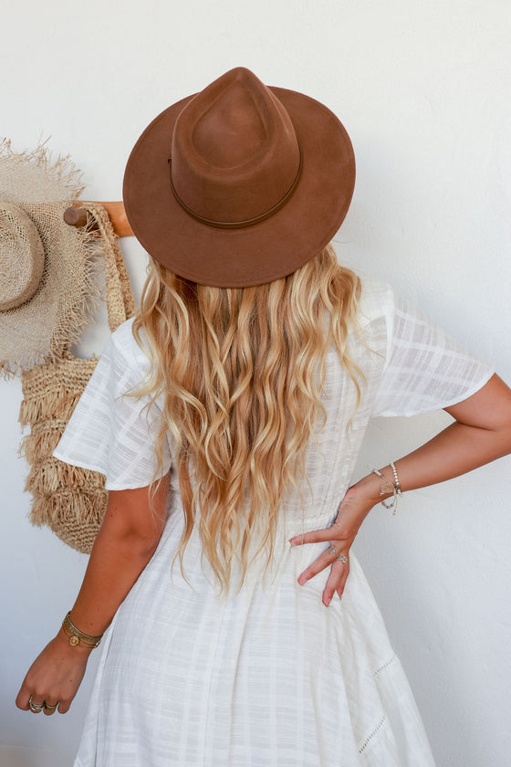 Arlow Boutique women's clothing Australia aspen felt hat tan