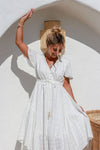 Arlow Boutique women's Clothing Australia Bella boho dress white