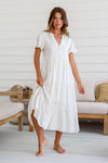 Arlow Boutique women's clothing Australia dion midi dress white