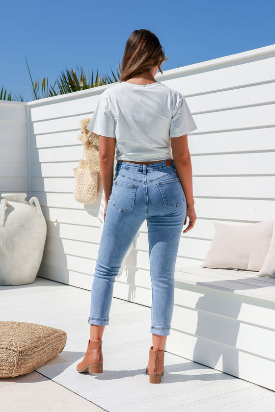 Arlow Boutique women's Clothing Australia ellie stretch denim jeans blue
