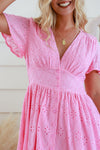 Arlow Boutique women's clothing Australia flora dress pink 