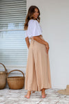 Arlow Boutique women's clothing Australia florence print pants fawn