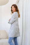 Arlow Boutique women's clothing Australia geneva knit cardigan grey