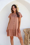 Arlow Boutique women's clothing Australia gracie dress tan
