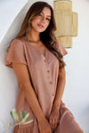 Arlow Boutique women's clothing Australia gracie dress tan
