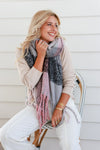Arlow Boutique women's clothing Australia harvest scarf grey pink