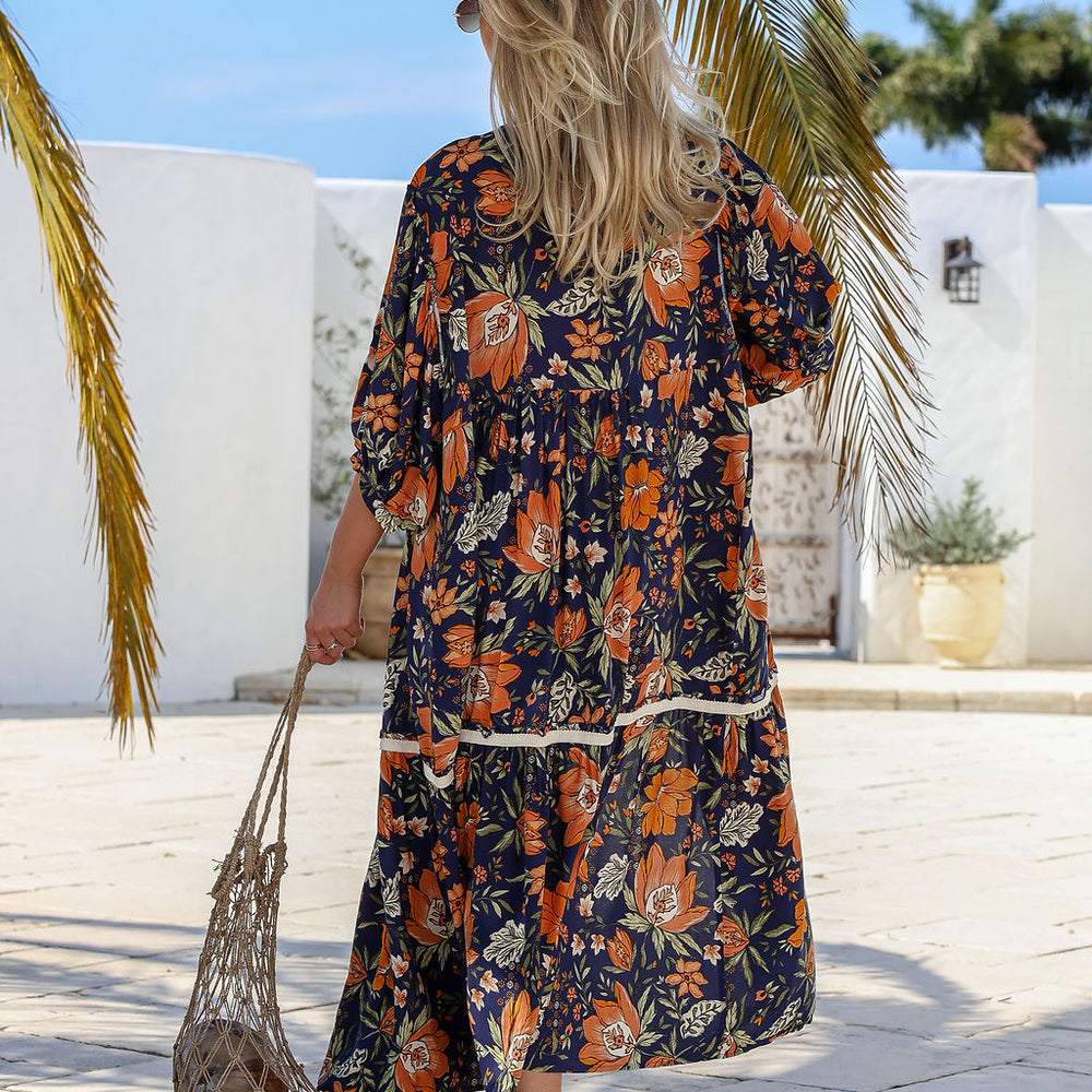 
                      
                        Arlow Boutique women's clothing Australia jasse california poppy print louisiana kimono navy
                      
                    