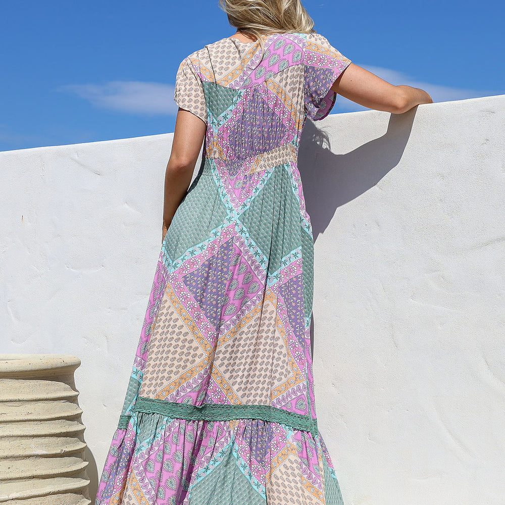 Arlow Boutique women's clothing Australia jasse lavender haze print tabitha maxi dress lavender