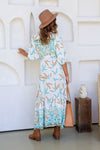 Arlow Boutique women's clothing Australia koko print dress ocean white