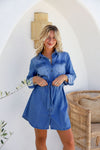 Arlow Boutique women's clothing Australia madison denim dress mid blue