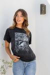 Monroe Print T-Shirt Black