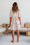 Arlow Boutique women's clothing Australia palm print short dress mutli