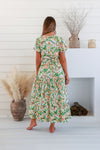 Arlow Boutique women's clothing Australia rosalie floral print maxi dress green