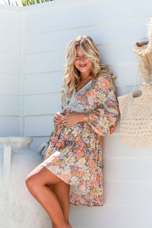  Arlow Boutique women's clothing Australia santorini print short dress floral