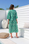 Arlow Boutique women's Clothing Australia Sarelle floral print skirt green