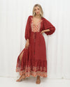 Arlow Boutique women's clothing Australia vienna maxi dress cherry