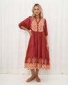 Arlow Boutique women's clothing Australia vienna midi dress cherry