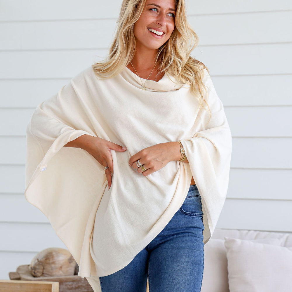 
                      
                        Arlow Boutique women's clothing Australia vida poncho beige
                      
                    