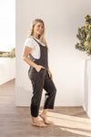 We're loving the easy fit of our Lauretta overalls. Features a loose shape, button front straps with side pockets. A great shape for women wanting something for those relaxing days. Available from arlowboutique.com.au