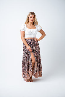  Mirabelle Print Maxi Skirt