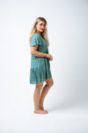The Alice Dress is a summer favourite! a loose relaxed fit, what's not to love. Featuring a linen blend, button up front with floaty cap sleeves. The perfect shape to take you from the beach to brunch. Available from www.arlowboutique.com.au