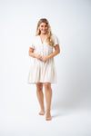 The Alice Dress is a summer favourite! a loose relaxed fit, what's not to love. Featuring a linen blend, button up front with floaty cap sleeves. The perfect shape to take you from the beach to brunch. Available from www.arlowboutique.com.au