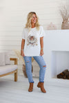 Arlow Boutique women's clothing Australia coco cartel tiger print tee white