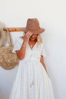  Arlow Boutique women's clothing Australia keaton felt hat camel