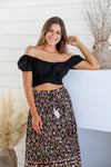 Arlow Boutique women's clothing Australia mackenzie top black