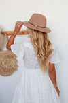 Arlow Boutique womens clothing Australia tilda felt hat camel