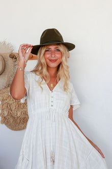  Arlow Boutique womens clothing Australia tilda felt hat khaki
