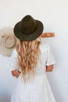 Arlow Boutique womens clothing Australia tilda felt hat khaki