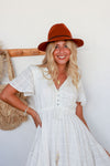 Arlow Boutique womens clothing Australia tilda felt hat terracotta