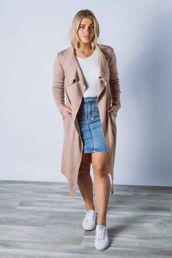 Claudette Knit Trench