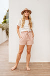 The Martina shorts is a linen dream! Featuring an elastic waist for ease of fit, side pockets and tie at waist. A great piece to wear while meeting the girls for lunch. Available from www.arlowboutique.com.au