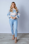 A must-have in every wardrobe, light blue washed stretchy skinny leg denim jeans. Pair them with some sneakers and a tee for a casual day or dress them up with heels for a night out. Available from arlowboutique.com.au